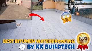 Old terrace full Renovation with Bitumen waterproofing and tiling work by KK Buildtech [upl. by Therine546]