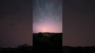 Intense lightning strike in Vicenza Italy [upl. by Spenser]