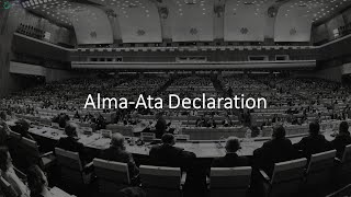 Alma Ata Declaration Enlgish [upl. by Carnay644]