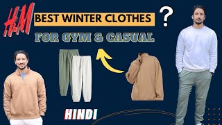 HampM winter sweatshirt  Sweatpants  For gym and casual  Hindi [upl. by Mchail765]