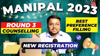 Manipal Counselling 2023 Round 3 ❤️  Manipal Choice Filling 2023  Manipal Counselling 2023 [upl. by Inan]