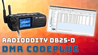 Radioddity DB25D 📻 DMR Codeplug Programmierung 02 [upl. by Biddie427]