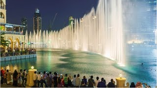 Amazing Dancing Fountain Show in Dubai [upl. by Gilman]