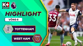 TOTTENHAM  WEST HAM  SON HEUNG MIN TRỞ LẠI GÀ TRỐNG GÁY VANG LONDON  NGOẠI HẠNG ANH 2425 [upl. by Gimpel]