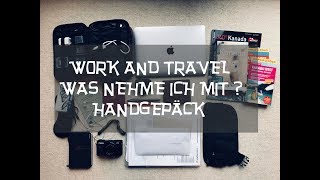 Work and Travel Handgepäck  Dokumente [upl. by Kcirderf]