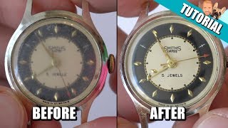 EASY amp CHEAP  How to Remove Polish and Buff Out Scratches From Acrylic Watch Crystal [upl. by Torres]