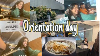 My orientation day😍 Adelphi University తెలుగు ms in usa usa america telugu students master [upl. by Otxilac725]