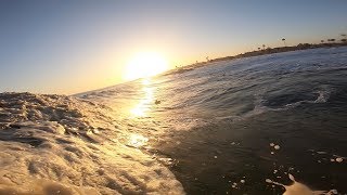 Bodyboarding Wedge POV  June 11th  2018 RAW [upl. by Calmas]