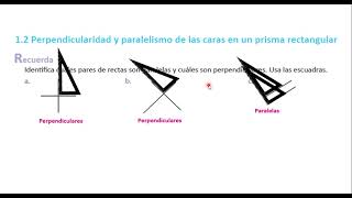 12 Perpendicularidad y paralelismo de las caras en un prisma rectangular [upl. by Eahsat618]