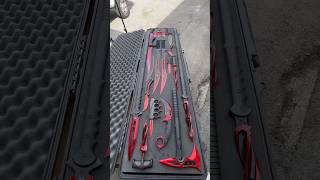 Ultra RED Cardinal Sin Mega Knife Set shortsviral [upl. by Fidele]