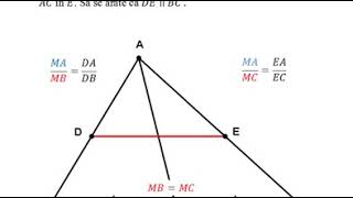 Teorema lui Thales  Problema  Model de rationament rezolvare si redactare  Subiect de geometrie [upl. by Geanine959]