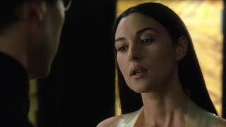 Monica Bellucci kissing scene The Matrix Reloaded [upl. by Hahseram]