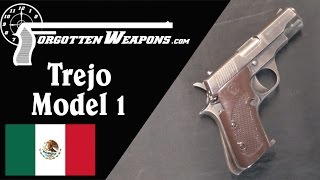 Trejo Model 1 Machine Pistol Shooting and History [upl. by Xino878]