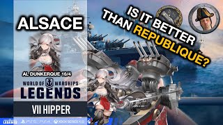 Alsace  Is It Better Than Republique World of Warships Legends Xbox Series X 4K [upl. by Daveen876]