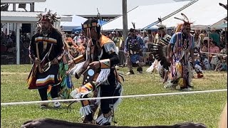 Men’s Grass Dance Old Style at the 2023 Nanticoke Lenni Lenape POW WOW [upl. by Assitruc]