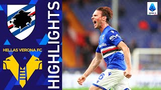 Sampdoria 31 Hellas Verona  A first defeat in six for Hellas Verona  Serie A 202122 [upl. by Ela]