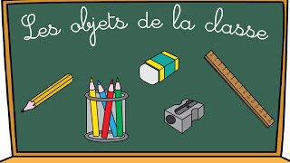 Les objets de la classe de français fle – vocabulaire 30 [upl. by Nevla]