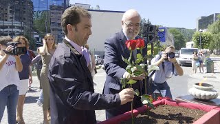 Homenaje a Miguel Ángel Blanco y Sotero Mazo asesinados por ETA [upl. by Meehahs]