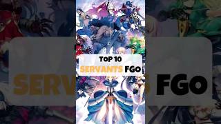 TOP 10 SERVANTS FGO fgo anime fyp top otaku waifu games [upl. by Niraa292]