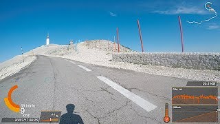 20170720 Bédoin Mont Ventoux 27k SuperView 60 fps [upl. by Ahsiel]