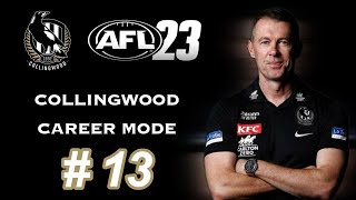 AFL 23  COLLINGWOOD CAREER MODE PART 13 [upl. by Ellecram]