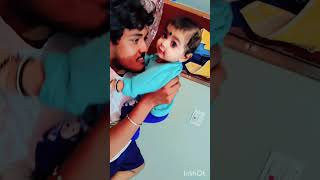 Gummadi gummadi songarvi❤️ fatherdaughterlove cutebaby youtubeshort trendingvideoviralshort [upl. by Vachel]