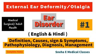 External Ear Deformities amp Otalgia in Hindi [upl. by Kayley423]