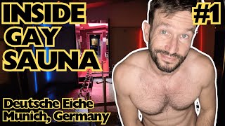 Inside a Gay Sauna in Germany Deutsche Eiche Munich [upl. by Compton827]