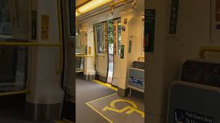 Transperth Bseries doors closing perth westernaustralia trains [upl. by Latashia]