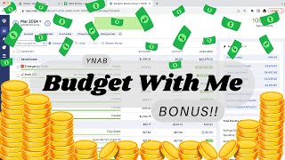 YNAB Budget With Me  BONUS  ✨Magic Month✨  Meeting My Goals [upl. by Wehtam]