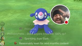 Popplio Community Day  New Shiny Hunt  LIVE  Pokemon GO [upl. by Idnahr20]