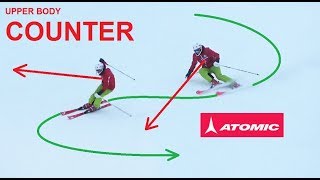 Ski INSTRUCTION Upper Body Counter [upl. by Reitman]