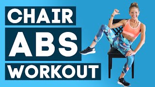 10 Min Chair Abs Workout  Seated Six Pack Routine WORKS LIKE MAGIC [upl. by Arlinda211]