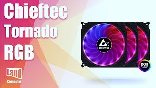 Chieftec Tornado RGB Ventilátor Rendszer  Gyorsteszt [upl. by Airtap482]