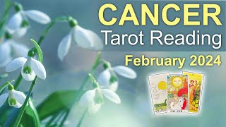 CANCER TAROT quotINCOMING ABUNDANCE amp A MAJOR TRANSITION LET EXPERIENCE GUIDE YOU IN ❤️quot February 2024 [upl. by Ressler]