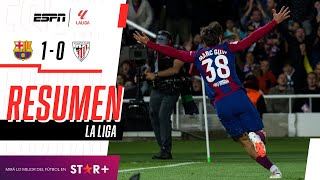 ¡AGÓNICO TRIUNFO DEL BARSA EN EL CAMP NOU PARA SER ESCOLTA  Barcelona 10 Ath Bilbao  RESUMEN [upl. by Avlis114]