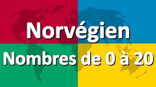 Apprendre le norvégien partie 4  Nombres de 0 à 20 [upl. by Alisha162]