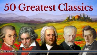 50 Greatest Pieces of Classical Music  Mozart Beethoven Bach Chopin [upl. by Alleusnoc]