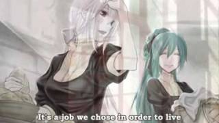 【Yowane Haku】 Daughter of White English Subbed 【Vocaloid PV】 [upl. by Lapides]