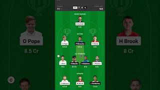 ENG vs SL test match predictiontrending dream11 cricket fantasy fantasycricket crickex [upl. by Tansey585]