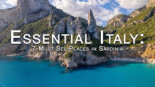 Essential Italy  The 7 MustSee Places in Sardinia  4K Travel Guide [upl. by Desberg76]