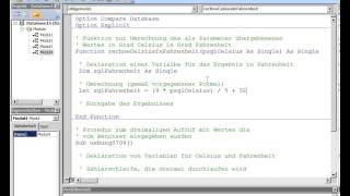 PRG07UE05 Programmierung Funktionen Prozeduren Module Funktion mit Parametern Teil 2 [upl. by Hutner681]