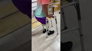 Transfemoral amputee rehab motivation disability bilateralamputee [upl. by Mirelle]