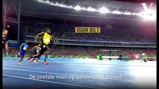 Dit is hoe Usain Bolt de snelste 100 meter ooit rende  de Volkskrant [upl. by Encratis]