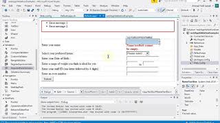 ASPNET Validation  RequiredFieldValidator [upl. by Inattyrb843]