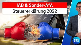 Photovoltaik Steuererklärungen 2022 PVBetreiber Investitionsabzugsbetrag IAB 2021 amp SonderAfA [upl. by Ahcire]