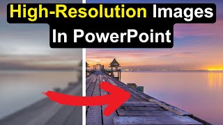 How To Export HighResolution Images 300 DPI In PowerPoint [upl. by Sivra]