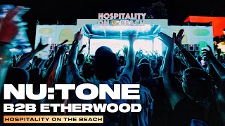 NuTone b2b Etherwood  Juma  Live  Hospitality On The Beach 2023 [upl. by Doxia]