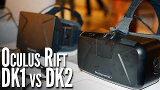 Oculus Rift DK1 vs DK2 Comparison [upl. by Farman]