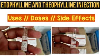 Deriphyllin Etophylline theophylline injection DosageUsesSidesEffectsmedicaltrending youtube [upl. by Greyson]